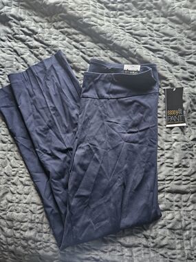 Multiples Slim-sation Pull-On Pants in Navy